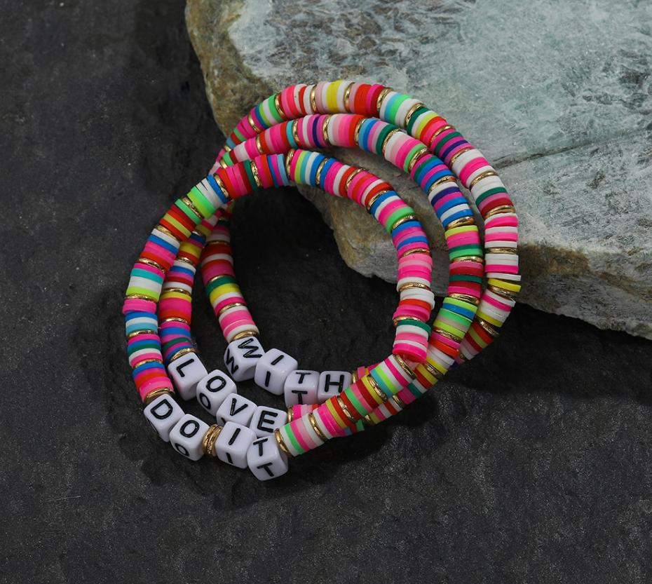 Trio of bracelets - Do it with love