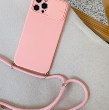 Charger l&#39;image dans la galerie, Coque de téléphone avec cordon bandoulière et protection caméra
